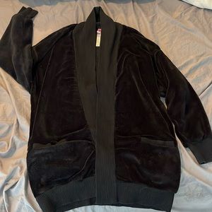 HUE fleece (inside and out) long sweater